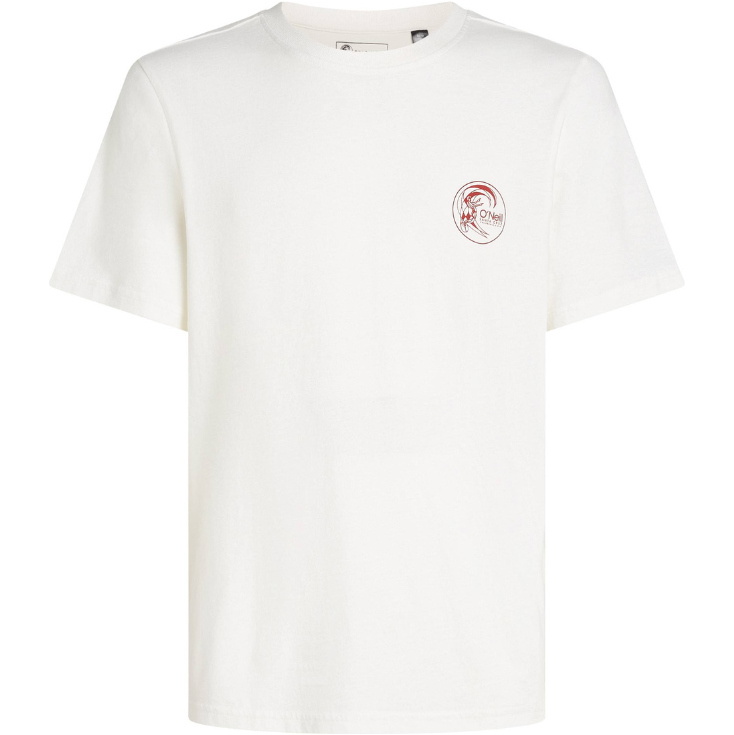 2025 O'Neill Mens O'Riginals Back Print T-Shirt 2850317 - Snow White